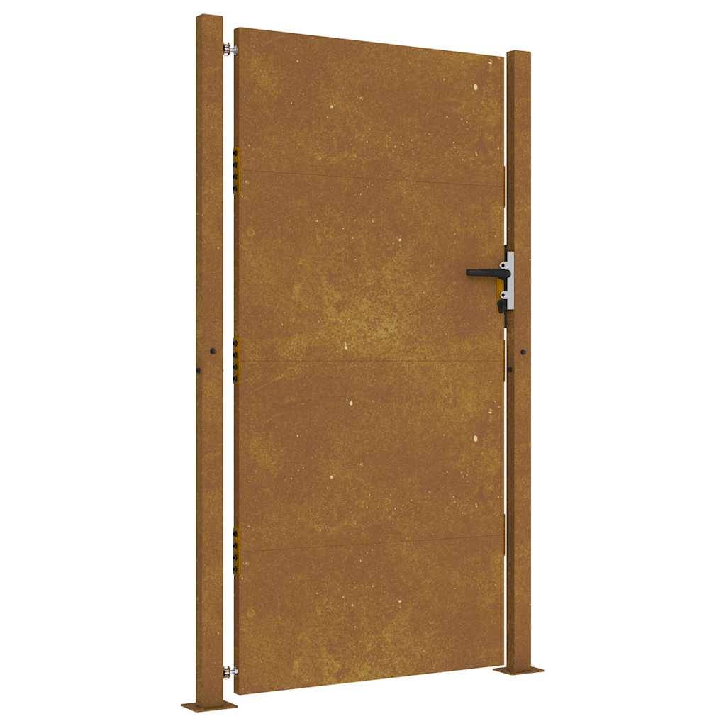 vidaXL Gartentor 105x205 cm Cortenstahl
