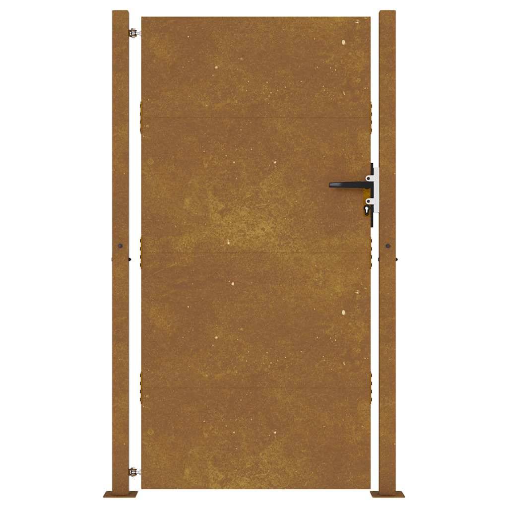 vidaXL Gartentor 105x205 cm Cortenstahl