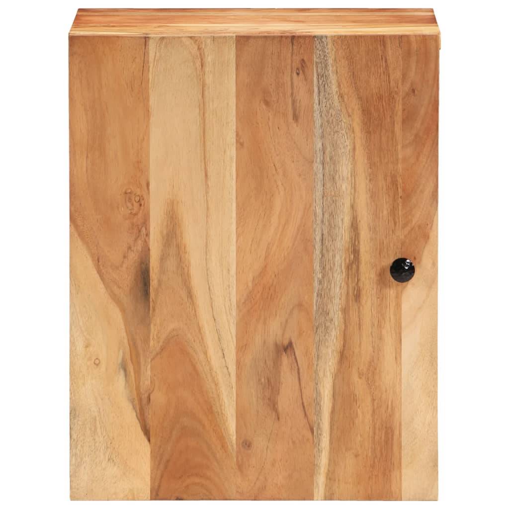vidaXL Bad-Wandschrank 38x33x48 cm Massivholz Akazie