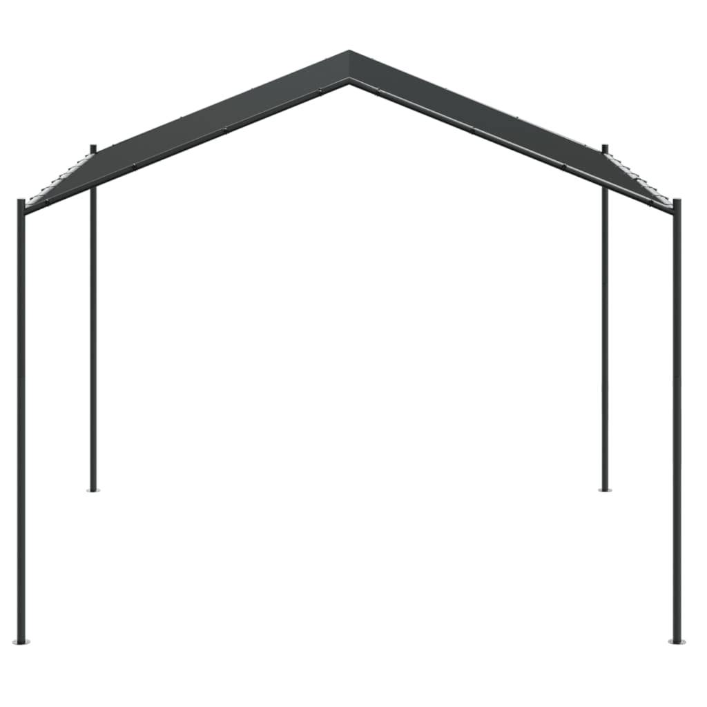 vidaXL Gartenpavillon Anthrazit 4x4 m Stahl und Stoff