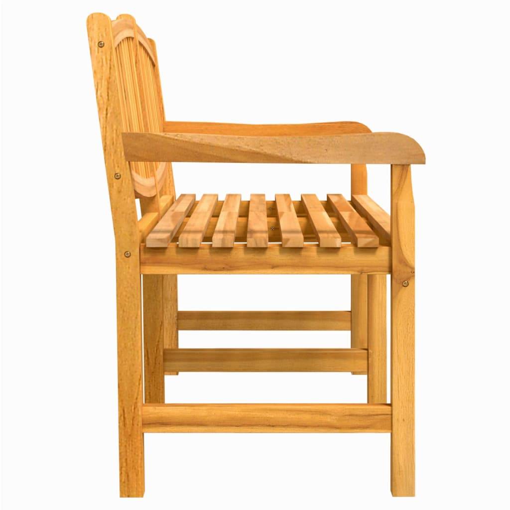 vidaXL Gartenbank 149,5x60x90 cm Massivholz Teak
