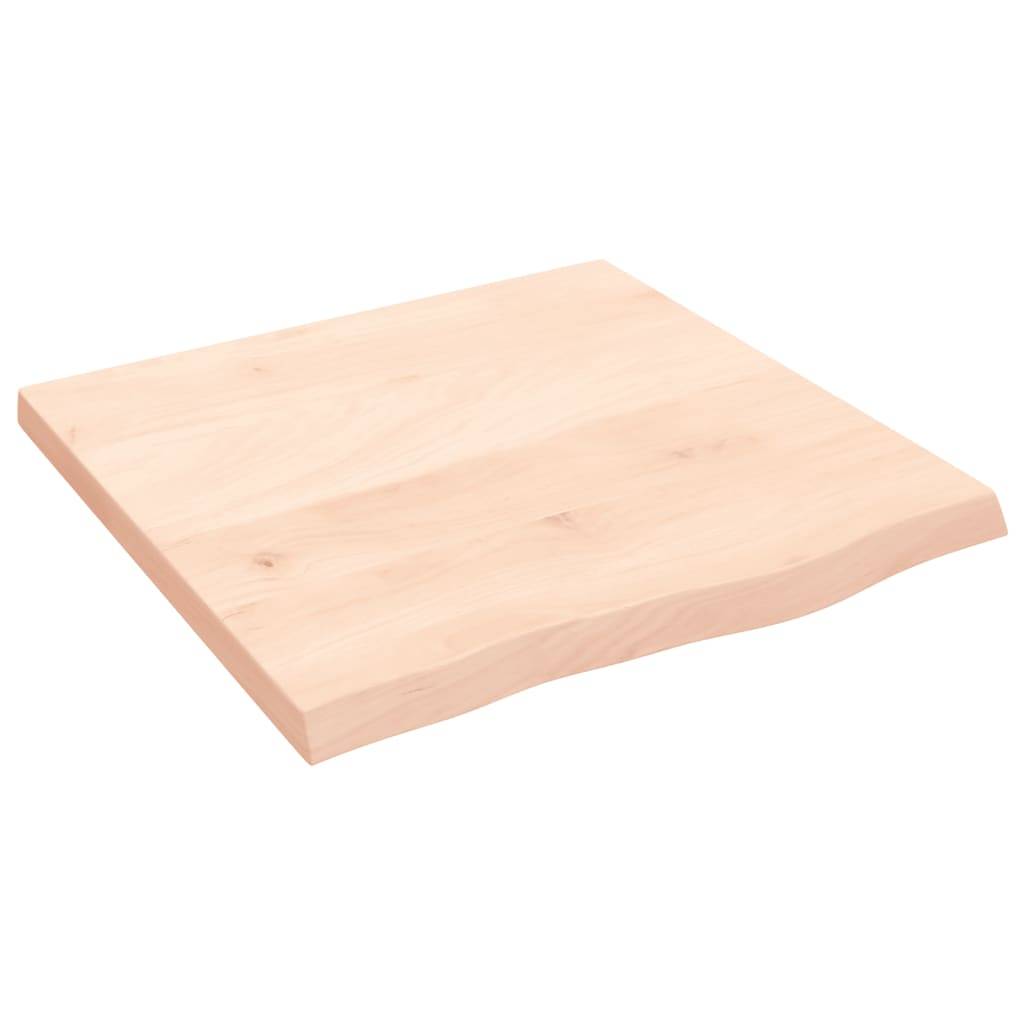 vidaXL Wandregal 60x60x(2-4) cm Massivholz Eiche Unbehandelt
