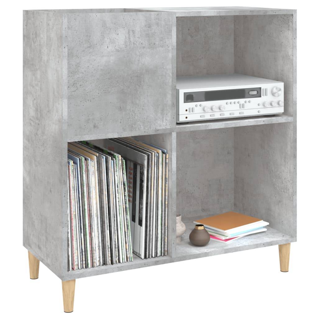 vidaXL Plattenschrank Betongrau 84,5x38x89 cm Holzwerkstoff
