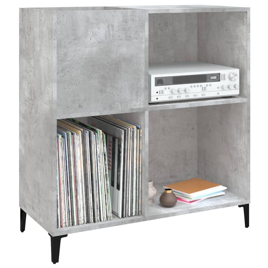 vidaXL Plattenschrank Betongrau 84,5x38x89 cm Holzwerkstoff