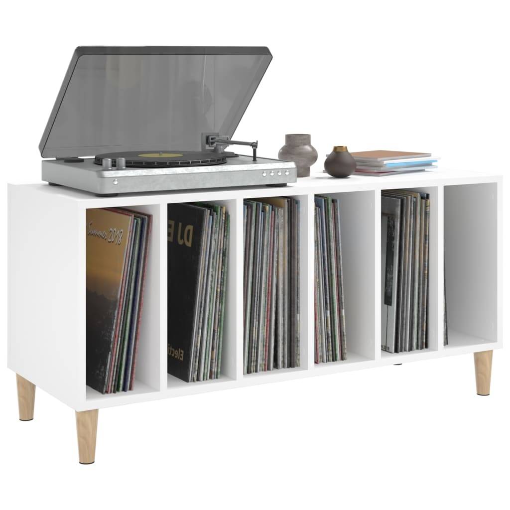 vidaXL Plattenschrank Weiß 100x38x48 cm Holzwerkstoff