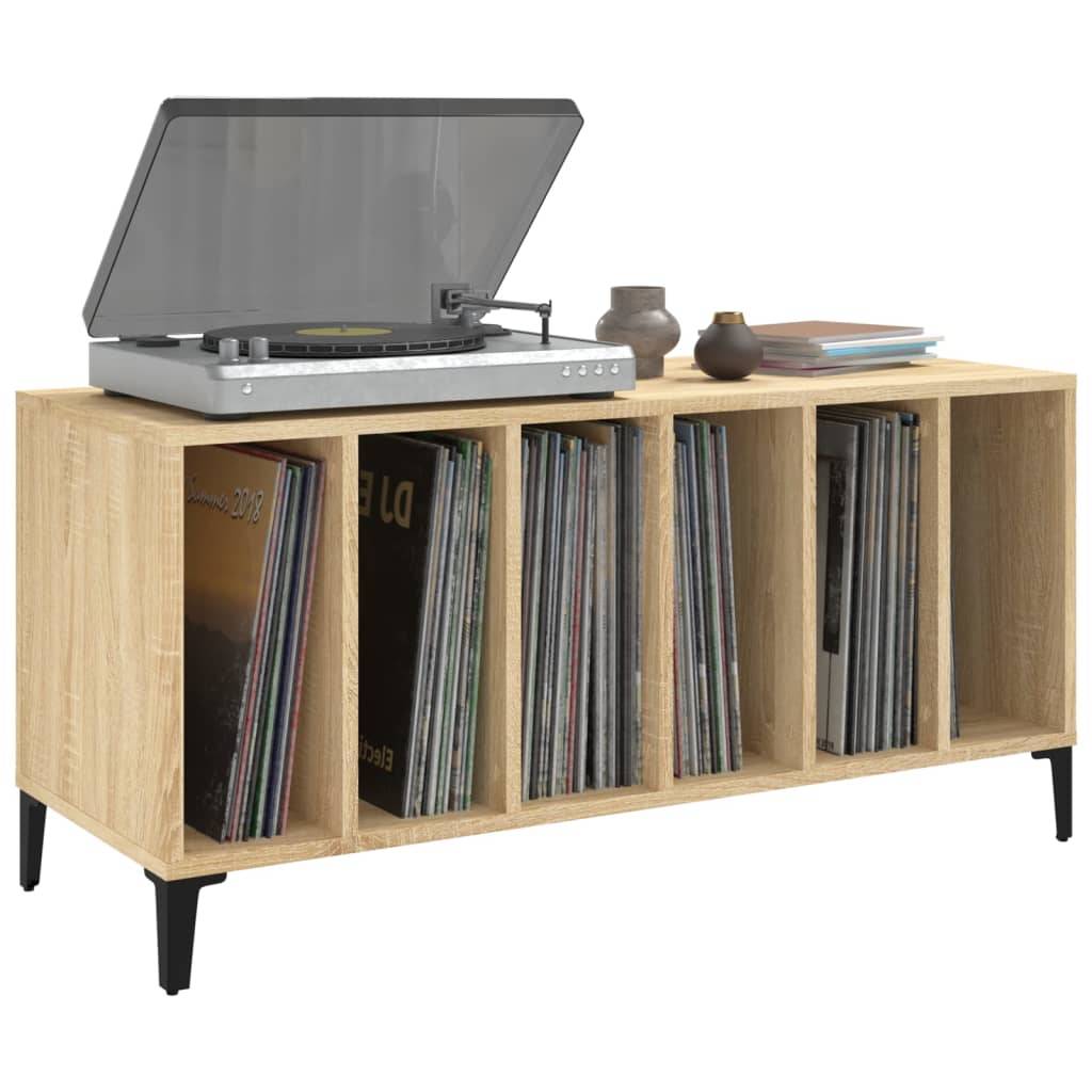 vidaXL Plattenschrank Sonoma-Eiche 100x38x48 cm Holzwerkstoff