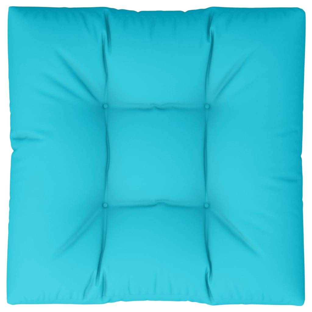 vidaXL Palettenkissen Türkis 80x80x12 cm Stoff