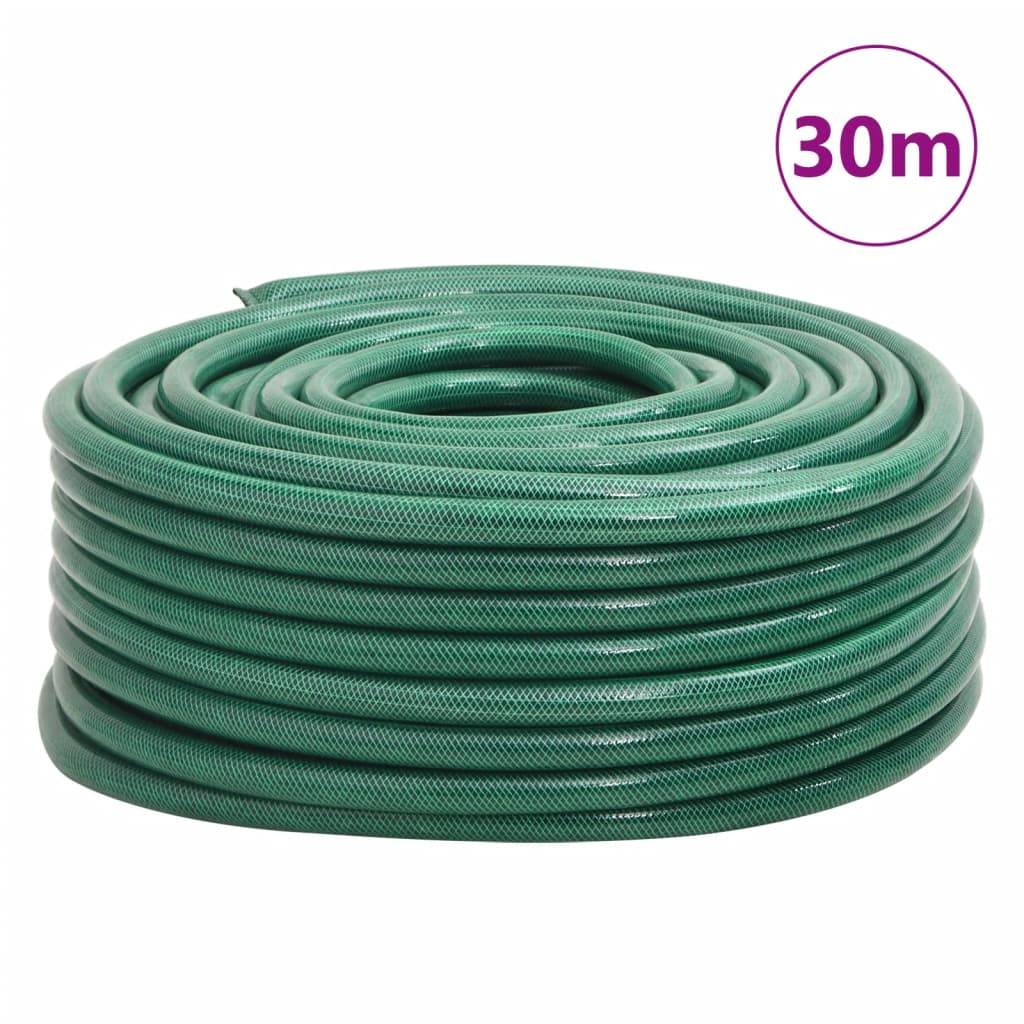 vidaXL Gartenschlauch Grün 1" 30 m PVC