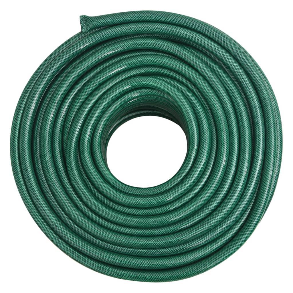 vidaXL Gartenschlauch Grün 1,3" 100 m PVC