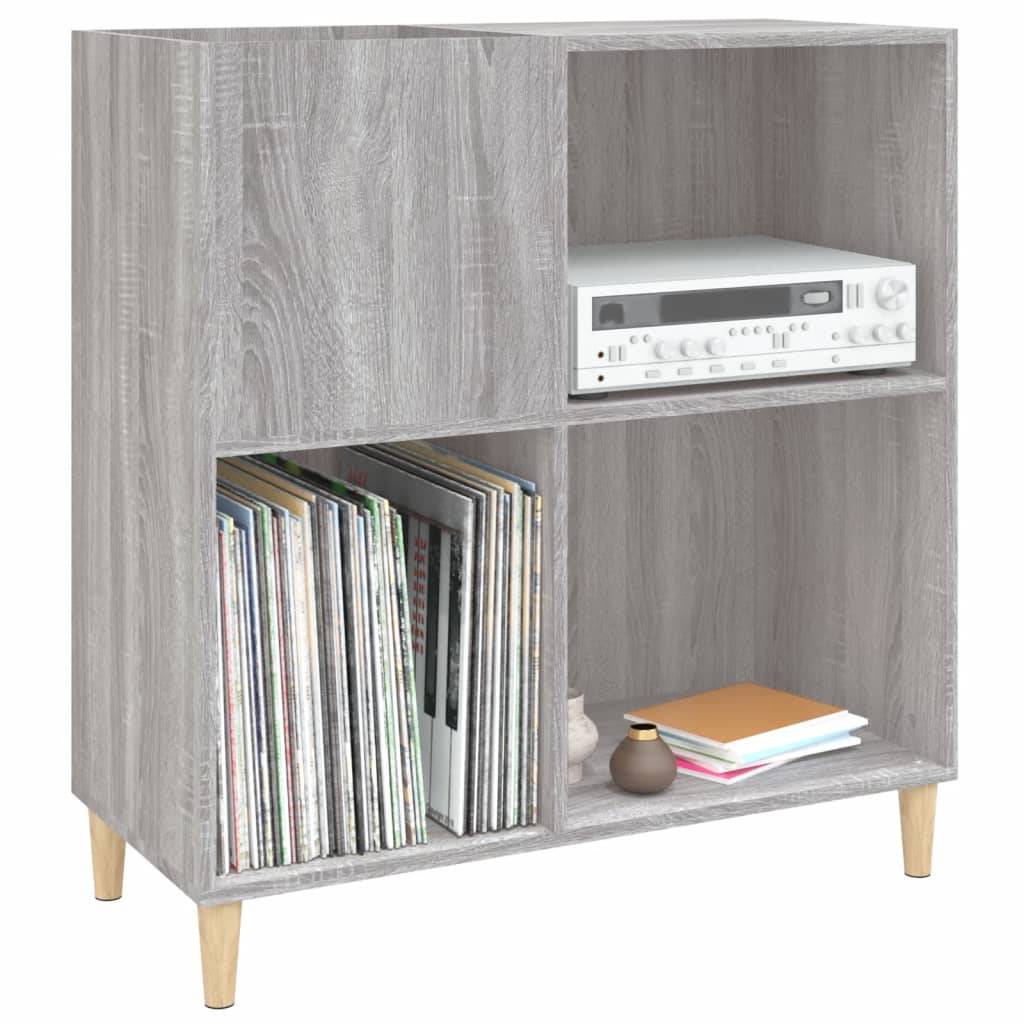 vidaXL Plattenschrank Grau Sonoma 84,5x38x89 cm Holzwerkstoff