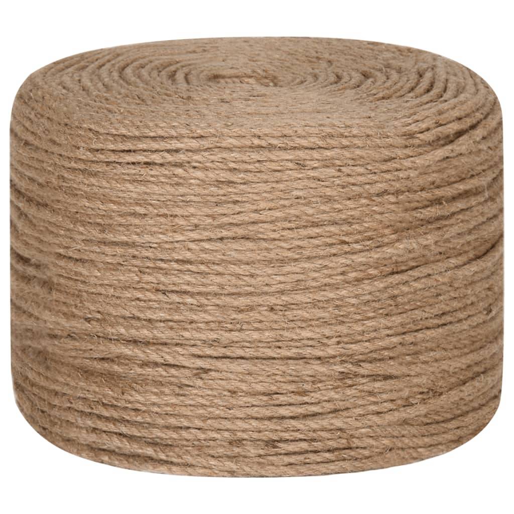 vidaXL Juteseil 100 m Länge 8 mm Stärke