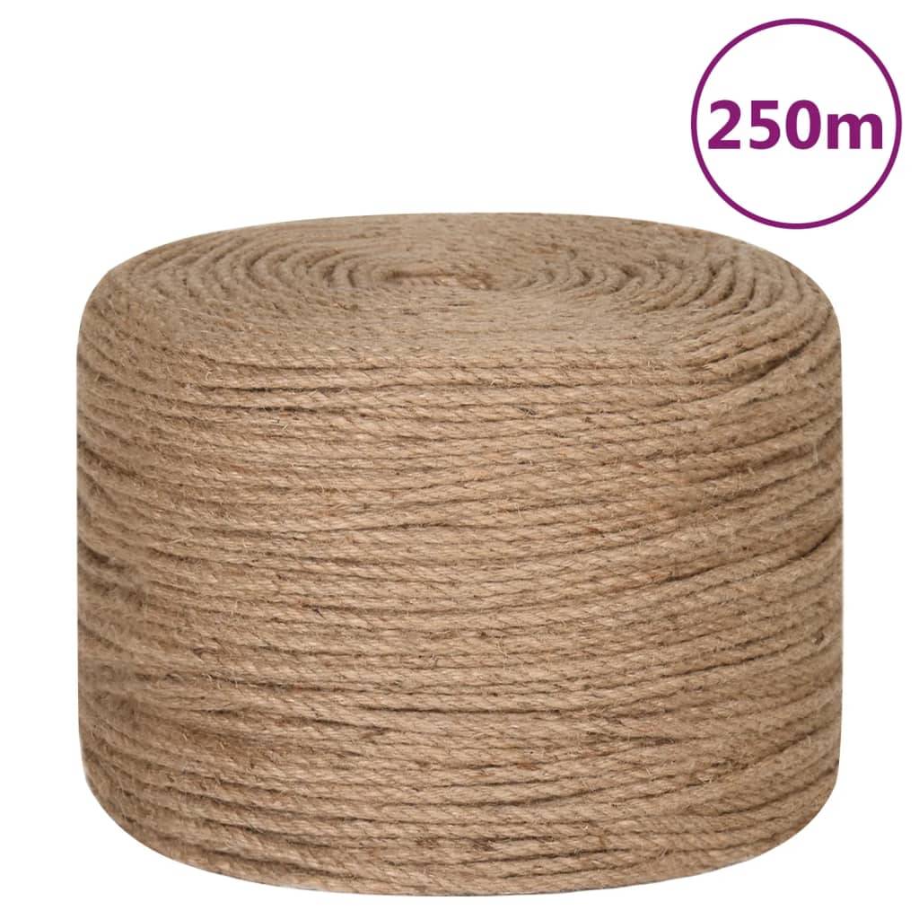 vidaXL Juteseil 250 m Länge 8 mm Stärke