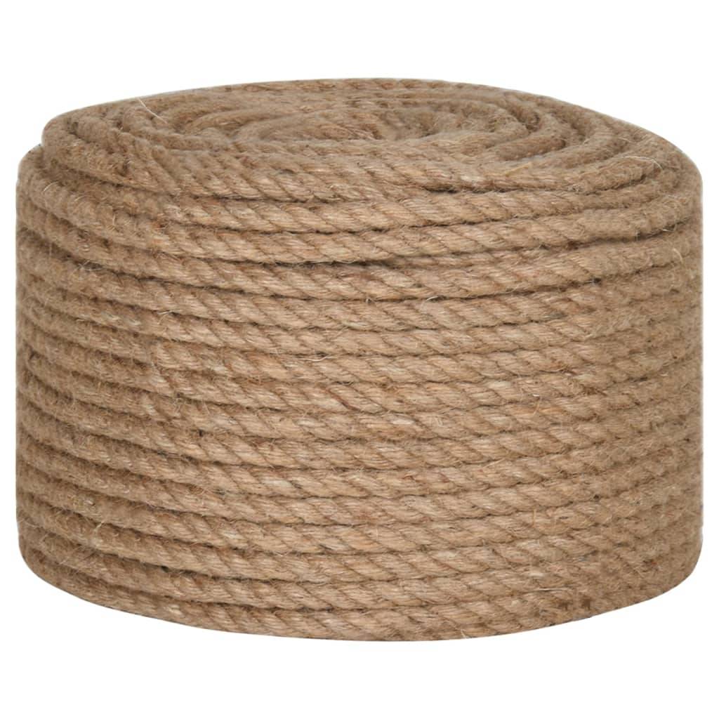vidaXL Juteseil 25 m Länge 10 mm Stärke