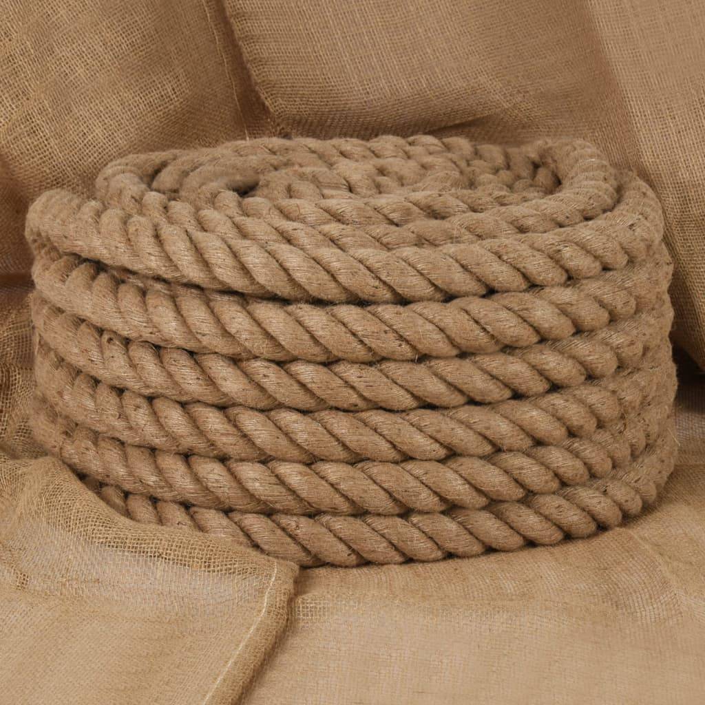vidaXL Juteseil 10 m Länge 30 mm Stärke