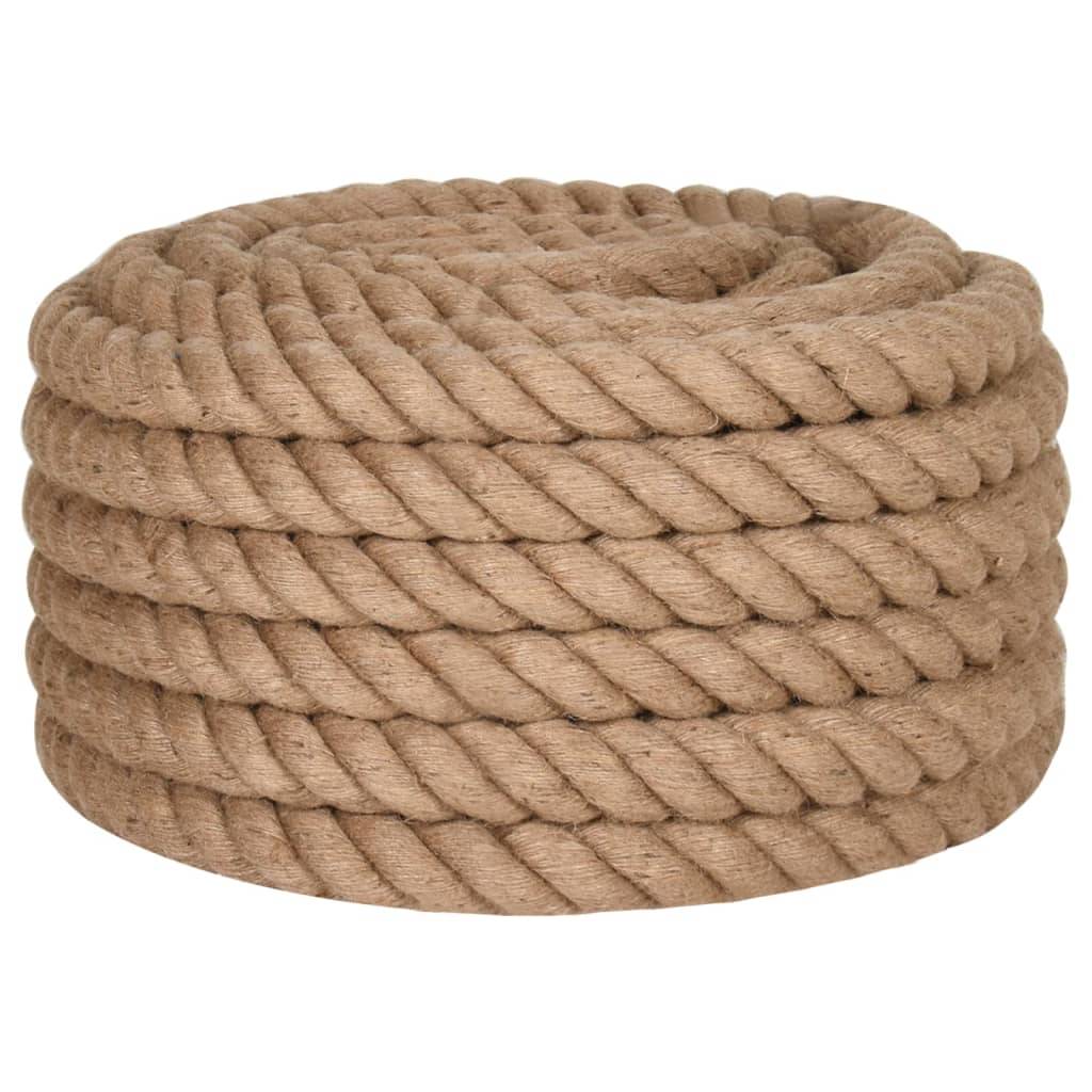 vidaXL Juteseil 10 m Länge 30 mm Stärke