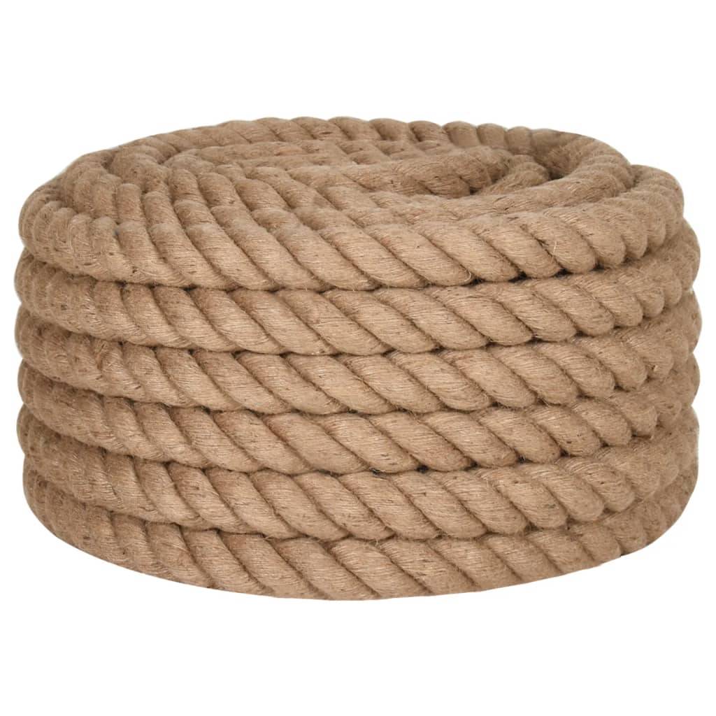 vidaXL Juteseil 25 m Länge 36 mm Stärke