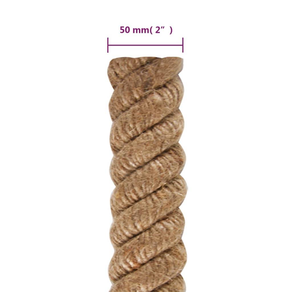 vidaXL Juteseil 10 m Länge 50 mm Stärke