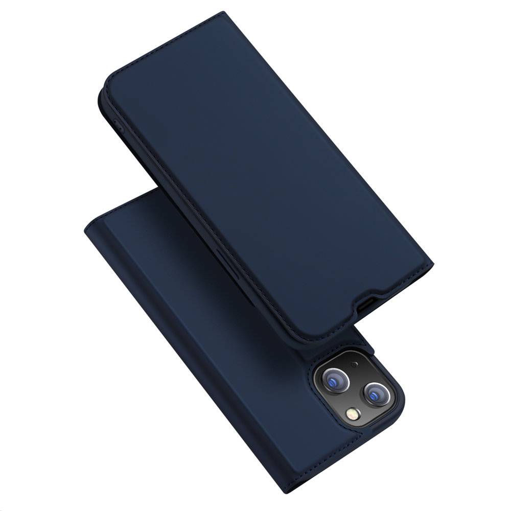 Dux Ducis Skin Pro Wallet Case kompatibel mit iPhone 15 Blau