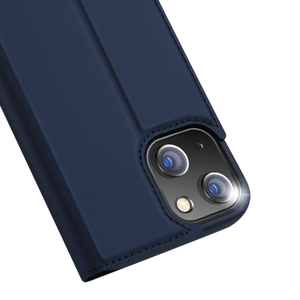 Dux Ducis Skin Pro Wallet Case kompatibel mit iPhone 15 Blau