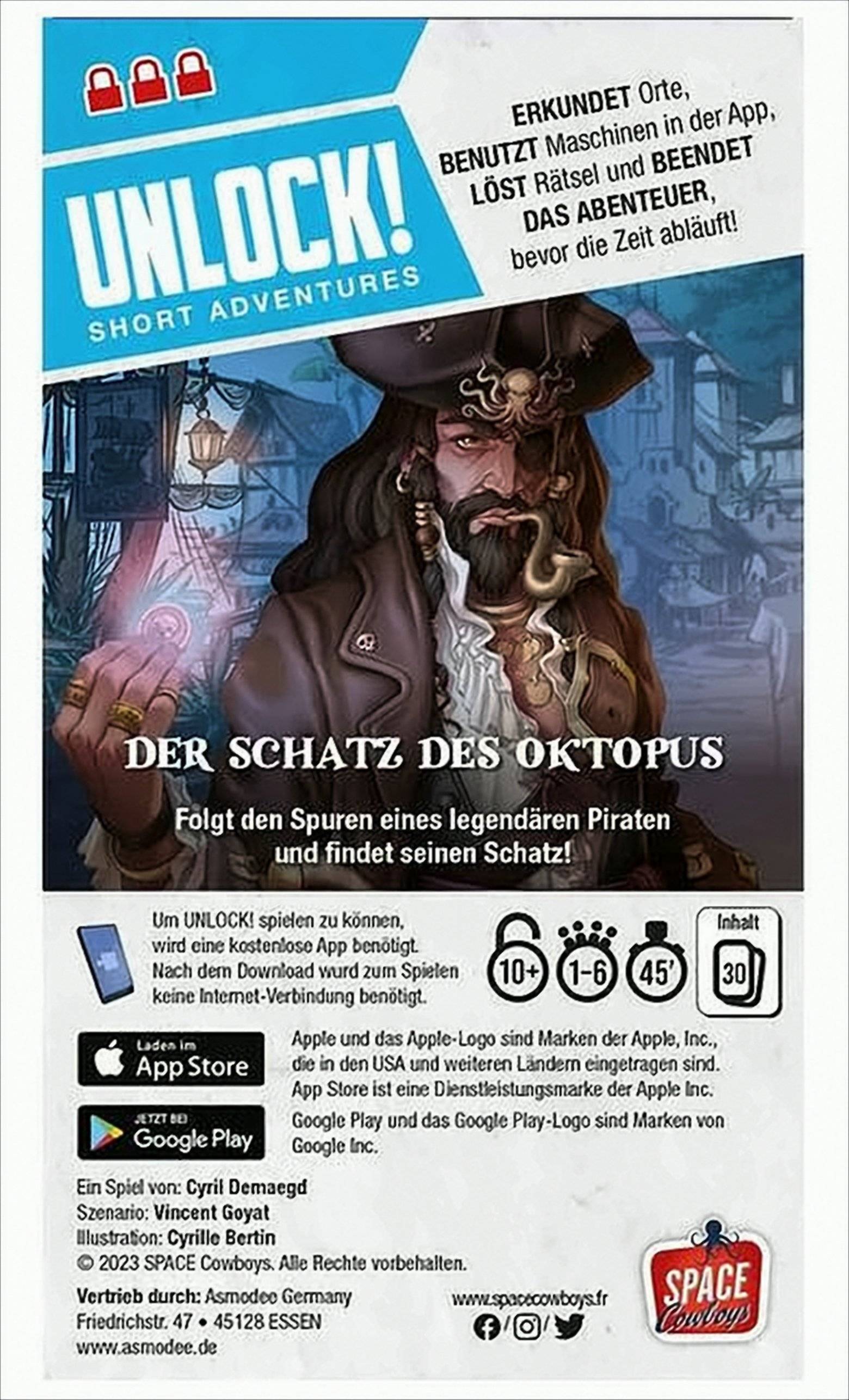 Unlock! Short Adventures - Der Schatz des Oktopus Neu & OVP