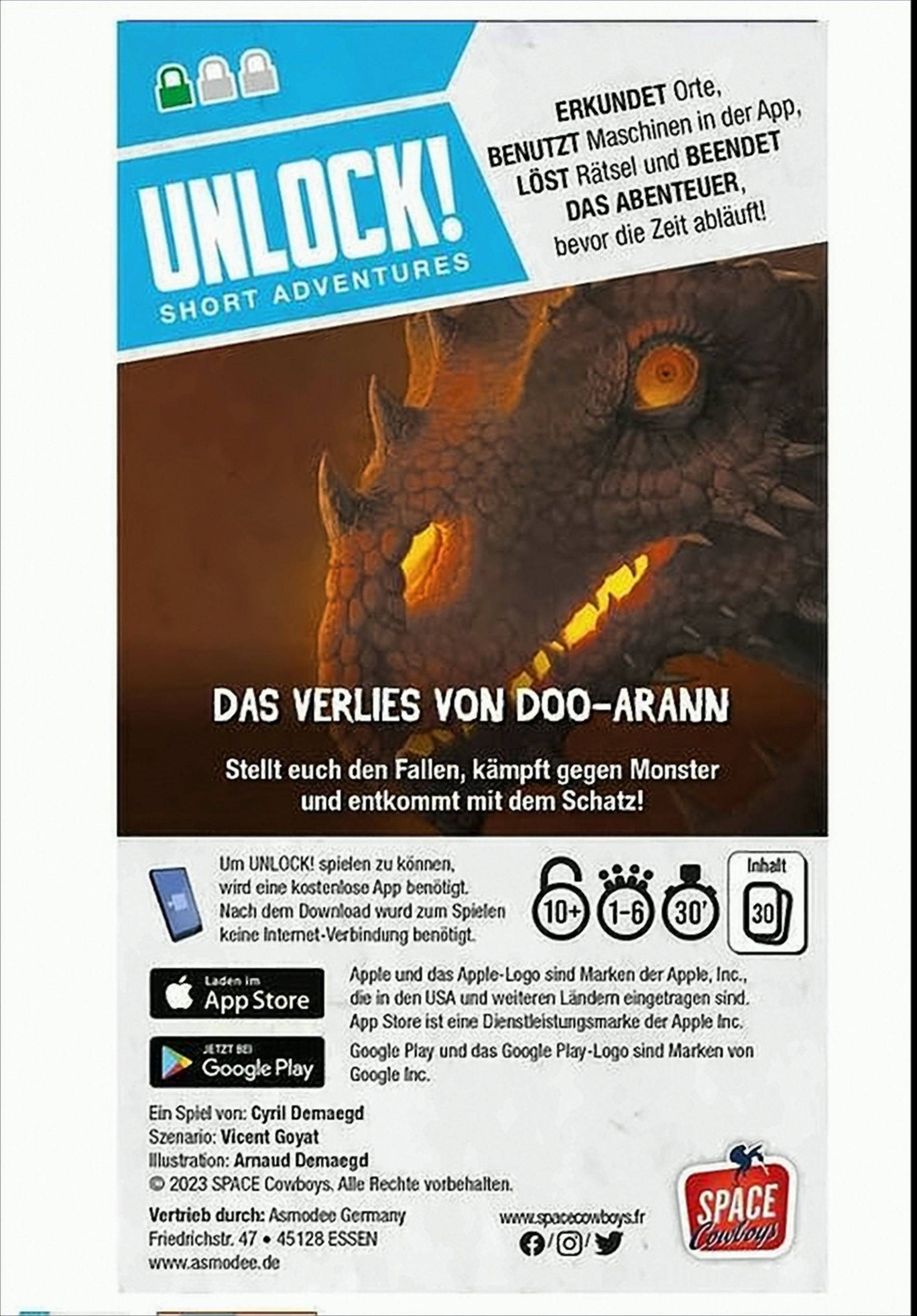 Unlock! Short Adventures Das Verlies von Doo-Arann Neu & OVP