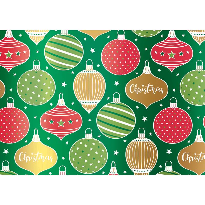 SUSY CARD Weihnachts-Geschenkpapier "Christmas decoration"