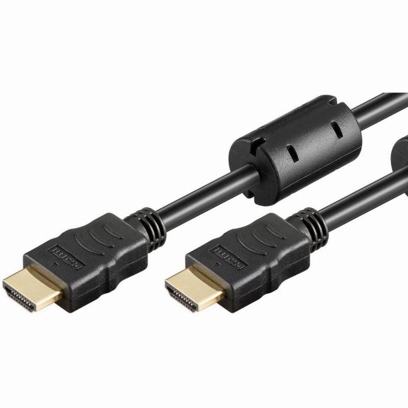 HDMI (ST-ST) 3m HighSpeed Anschlusskabel 4K Schwarz Kabel & Adapter Display