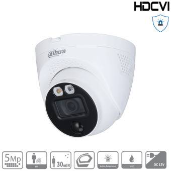 Dahua - HAC-ME1500EQP-LS-0280B-S2 - HDCVI - Eyeball, - 5MP/Aktive Abschreckung - 2,8 mm fix Objektiv - Max. IR Reichwei