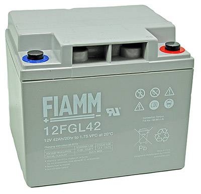 Fiamm Blei-Akku 12FGL42 12V 42Ah Pb M6 Innengewinde