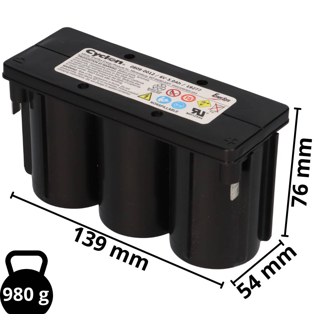 Gates Blei-Akku 6V 5Ah 0809-0012 - Pb5,0-6