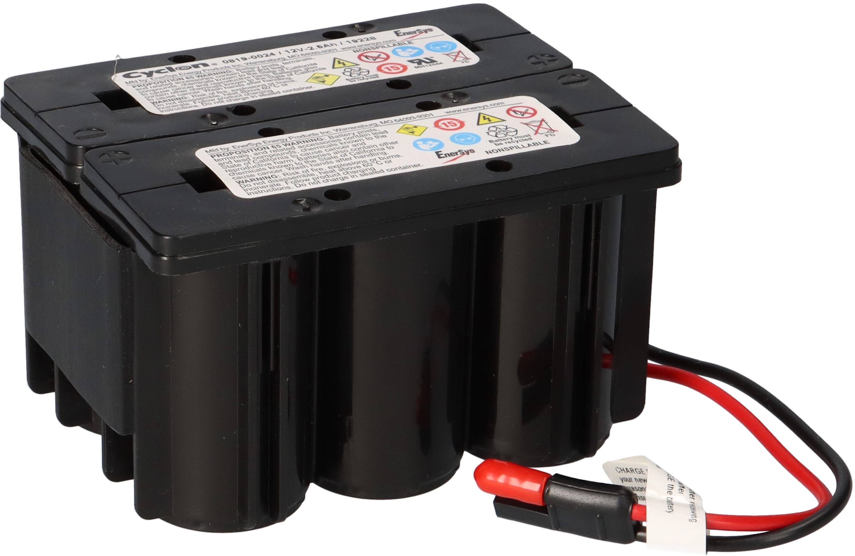 EnerSys Hawker CYCLON 0819-0024 Rasenmäher-Akku 12V 2,5Ah – Sabo / MTD / Gutbrod