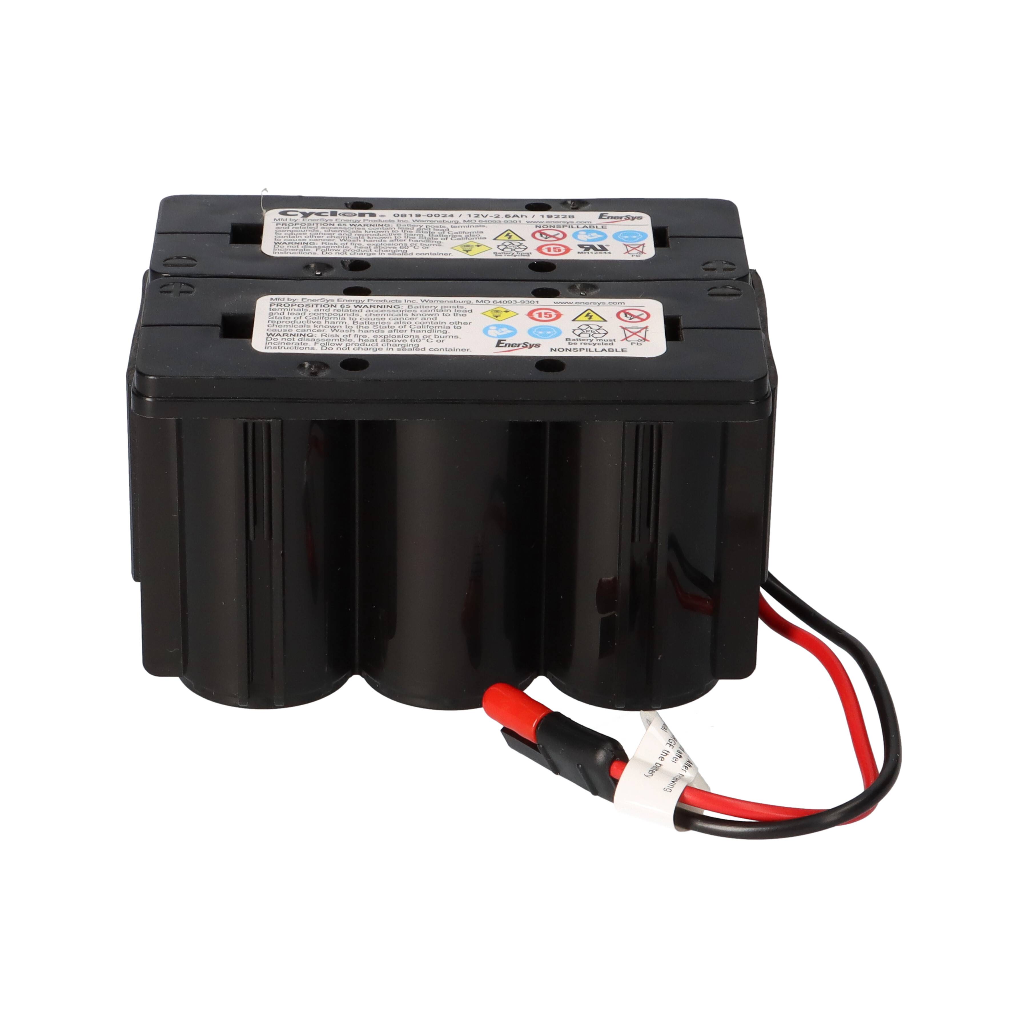 EnerSys Hawker CYCLON 0819-0024 Rasenmäher-Akku 12V 2,5Ah – Sabo / MTD / Gutbrod