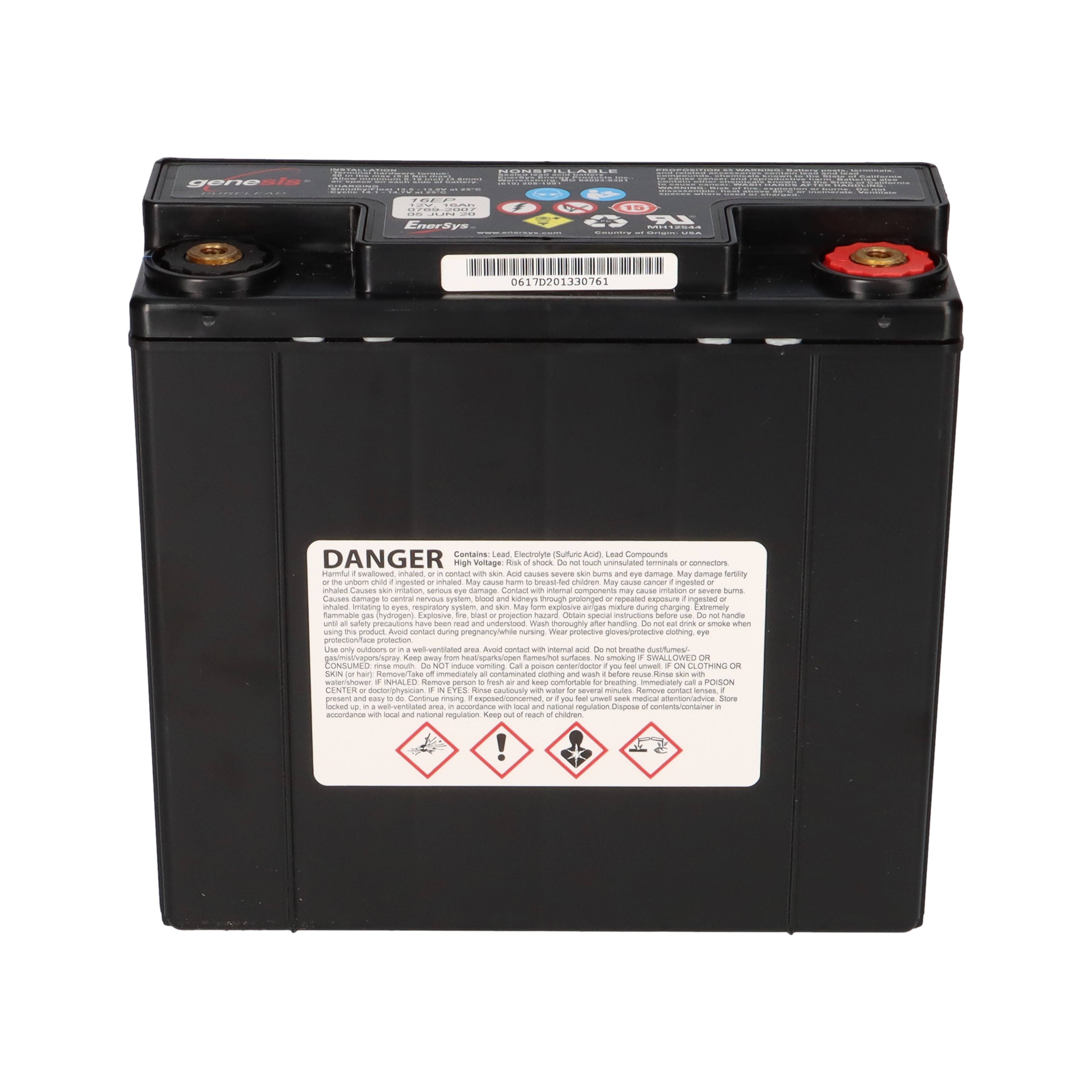 Hawker Enersys Genesis 12EP16 G16EP 12V 16EP 16Ah