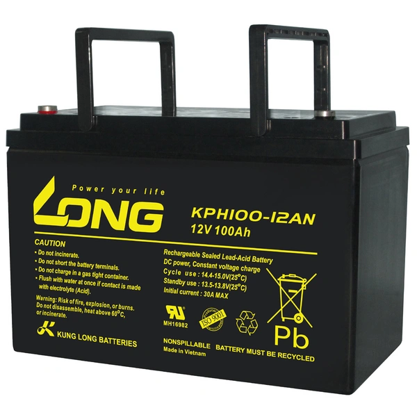 Kung Long Akku 12V 100Ah Pb Batterie Bleigel KPH100-12AN Longlife Kung Long Akku 12V 100Ah Pb Batterie Bleigel KPH100-12AN Longlife