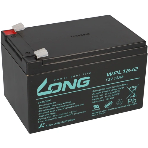 Kung Long Akku 12V 12Ah Pb Batterie Bleigel WPL12-12 Longlife Kung Long Akku 12V 12Ah Pb Batterie Bleigel WPL12-12 Longlife