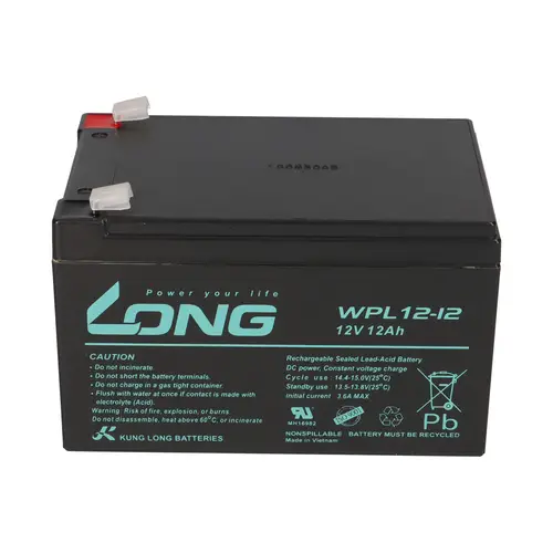Kung Long Akku 12V 12Ah Pb Batterie Bleigel WPL12-12 Longlife Kung Long Akku 12V 12Ah Pb Batterie Bleigel WPL12-12 Longlife
