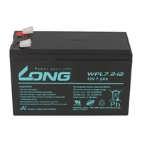 Kung Long Bleiakku 12V 7,2Ah WPL7.2-12-M-F2 longlife 10 Jahre Kung Long Bleiakku 12V 7,2Ah WPL7.2-12-M-F2 longlife 10 Jahre