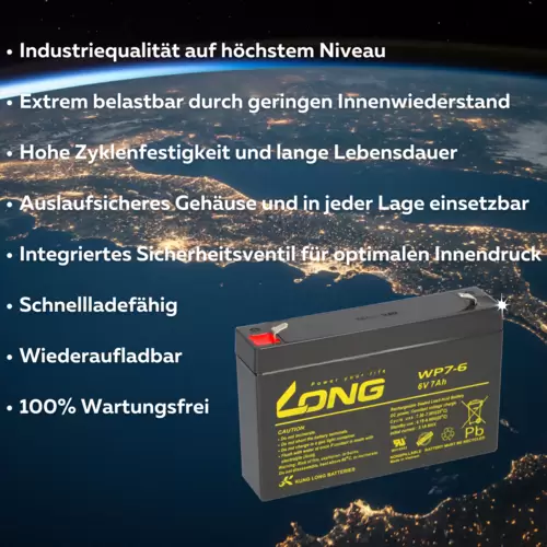 AGM BLEI AKKU BATTERIE 6V 7Ah kompatibel für USV BLEIGEL GEL 7,2Ah + LADEGERÄT AGM BLEI AKKU BATTERIE 6V 7Ah kompatibel für USV BLEIGEL GEL 7,2Ah + LADEGERÄT