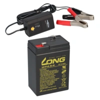 AGM BLEI AKKU BATTERIE 6V 4,5Ah kompatibel für USV BLEIGEL GEL + LADEGERÄT AGM BLEI AKKU BATTERIE 6V 4,5Ah kompatibel für USV BLEIGEL GEL + LADEGERÄT