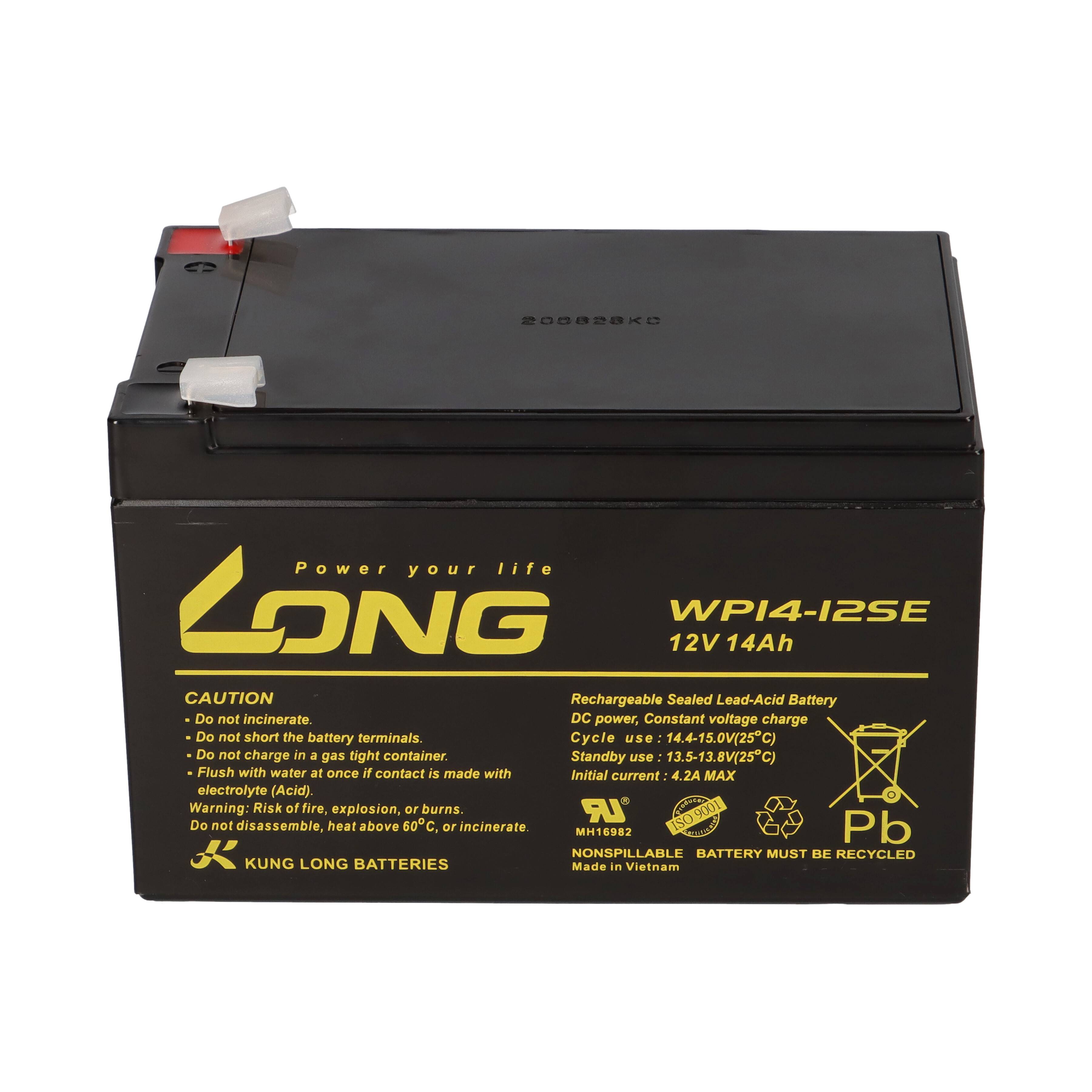 Kung Long WP14-12SE Akku-Satz 36V 14Ah für ESC500EEC – 3x 12V AGM