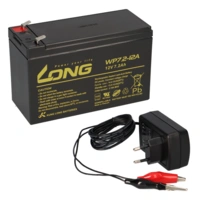 AGM BLEI AKKU BATTERIE 12V 7,2Ah + LADEGERÄT AGM BLEI AKKU BATTERIE 12V 7,2Ah + LADEGERÄT