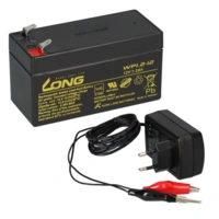AGM BLEI AKKU BATTERIE 12V 1,2Ah + LADEGERÄT AGM BLEI AKKU BATTERIE 12V 1,2Ah + LADEGERÄT