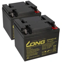 2x Kung Long Akku 12V 45Ah Pb Batterie Bleigel WP45-12 VDS 2x Kung Long Akku 12V 45Ah Pb Batterie Bleigel WP45-12 VDS