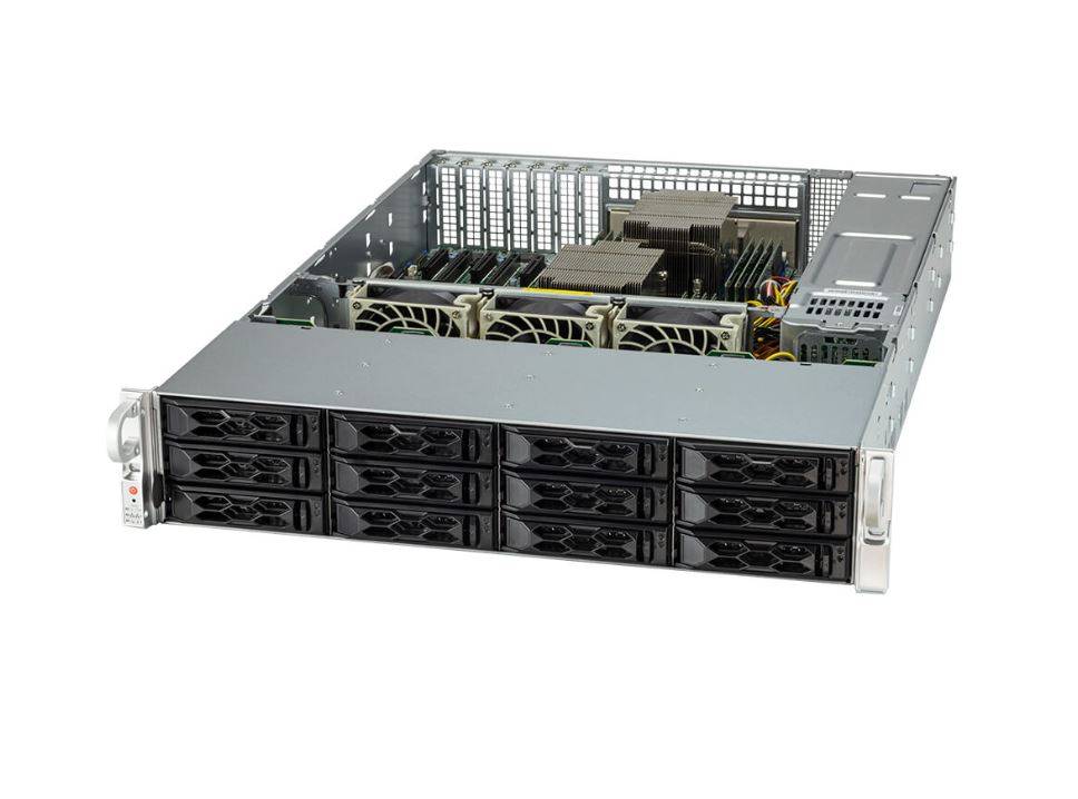 Supermicro A+ Server 2024S-TR - Server - Rack-Montage - 2U - zweiweg - keine CPU