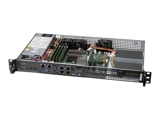 Supermicro SuperServer 5019A-FN5T - Server - Rack-Montage - 1U - 1-Weg - 1 x Ato