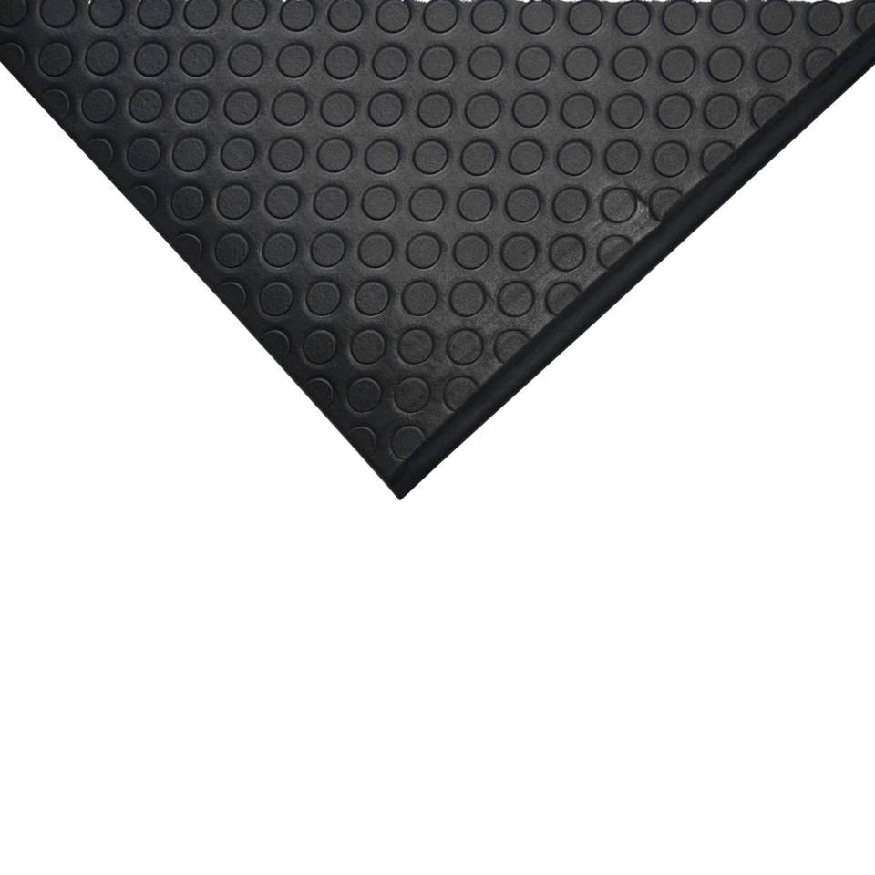 Anti-Ermüdungsmatte Orthomat® Dot, schwarz, PVC, Hohe:9,5mm, 600x900mm