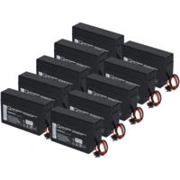 10x Q-Batteries 12LS-0.8 12V 0,8Ah AGM Blei-Vlies Akku Heim & Haus 10x Q-Batteries 12LS-0.8 12V 0,8Ah AGM Blei-Vlies Akku Heim & Haus