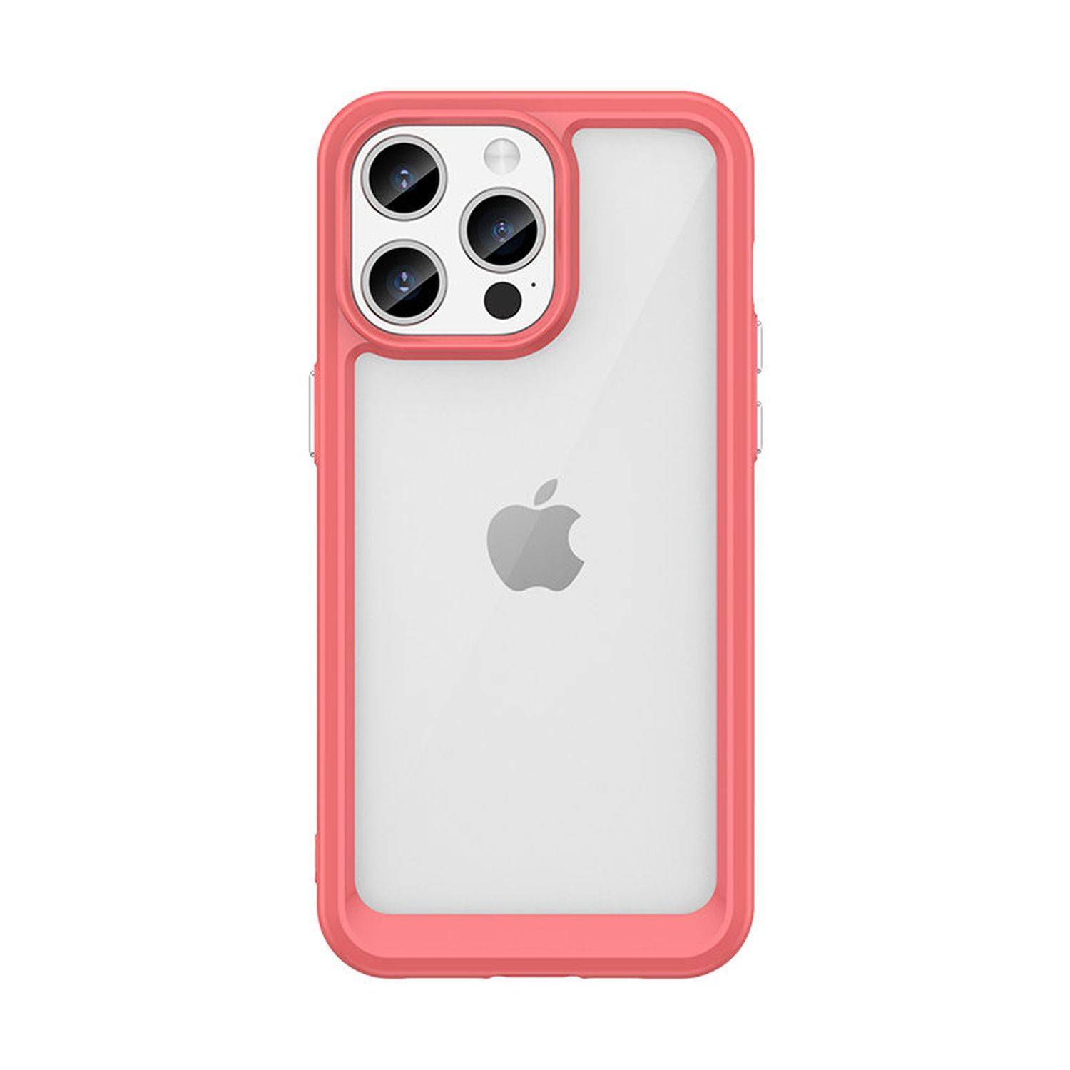 Outer Space Cover Handy-Hülle Hardcover kompatibel mit iPhone 15 Plus Rot