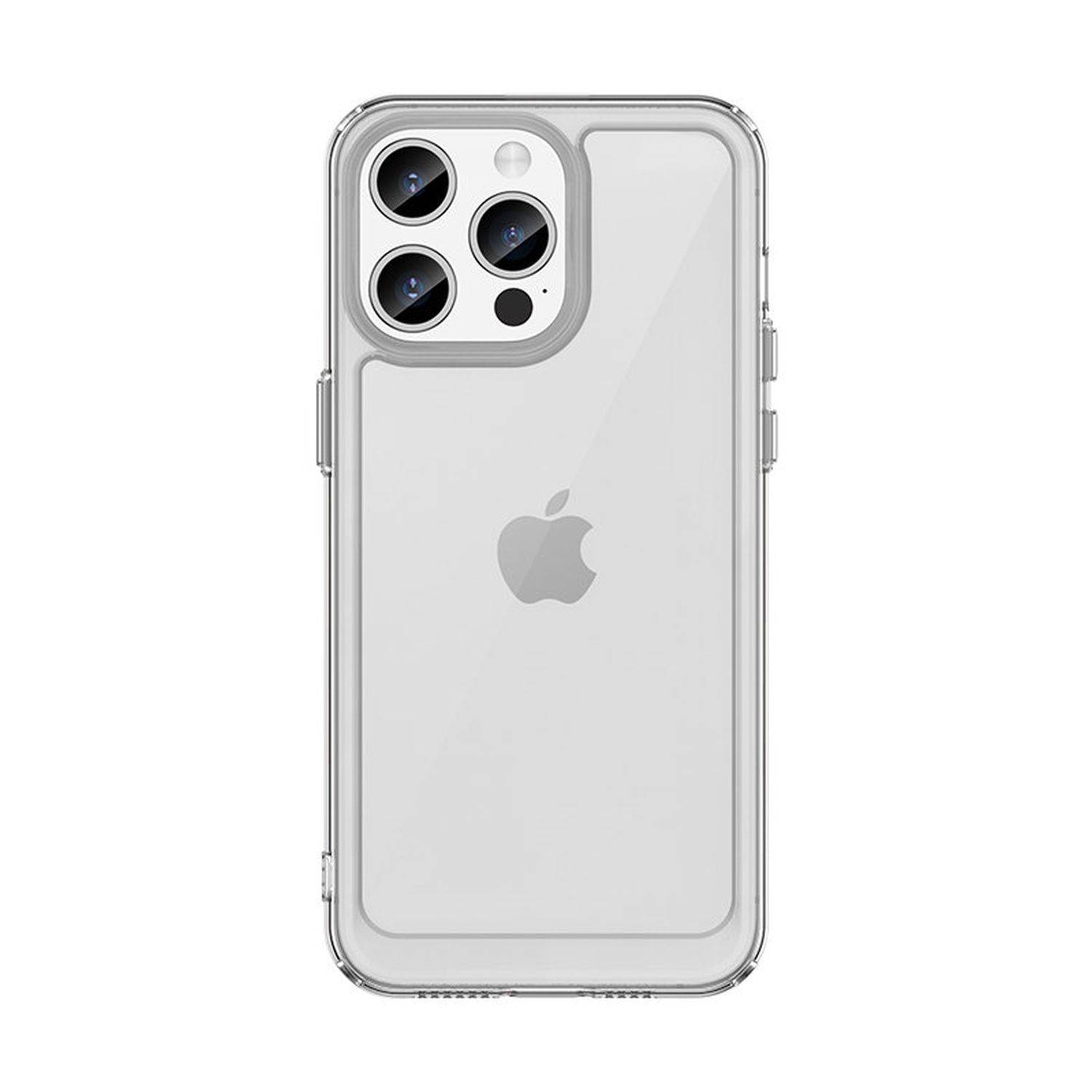 Outer Space Cover Handy-Hülle Hardcover kompatibel mit iPhone 15 Pro Transparent