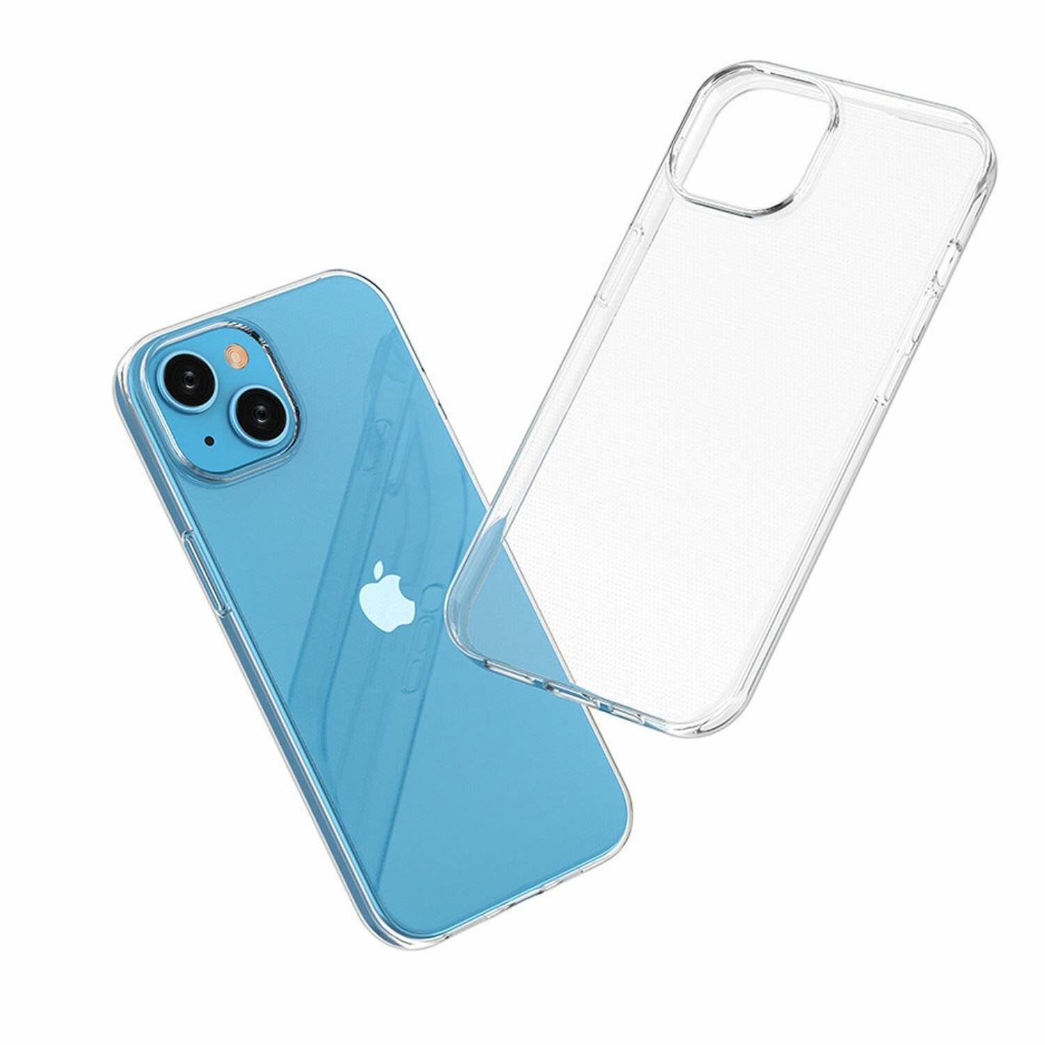 Silikon Hülle 0,5mm Bumper Cover Ultra Clear kompatibel mit iPhone 15